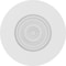 Ekena Millwork Standard Grayson Bullseye Rosette with Square Edge, 6"W x 6"H x 1"P ROSP060X060X100GRY02 - alternate 2